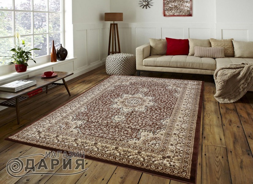Тъкан персийски килим Blue stones d170_brown